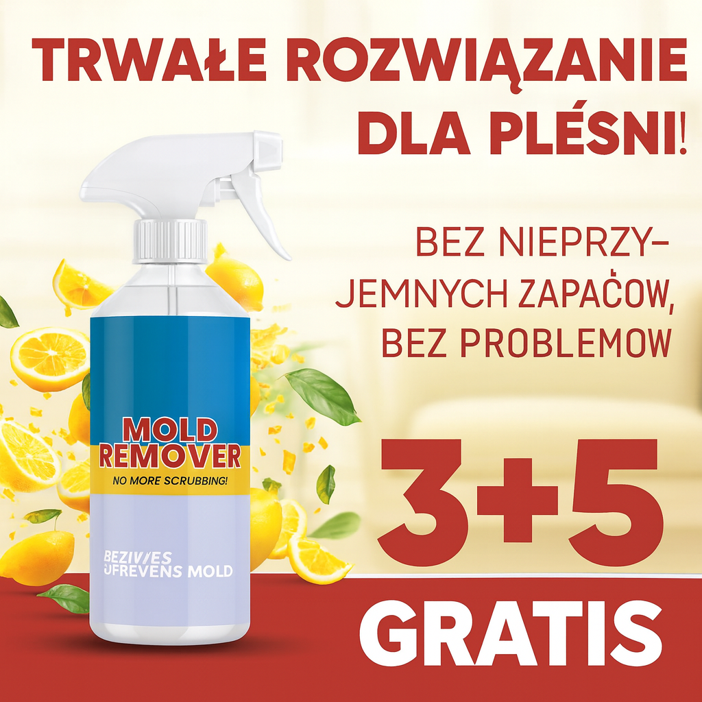 Mold Remover – Spray do Usuwania Wilgoci i Pleśni z Przyjemnym Zapachem