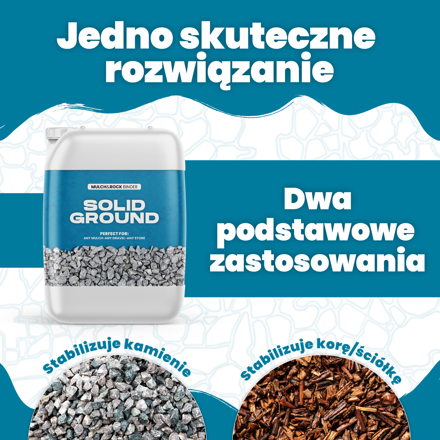 SOLID GROUND – Klej do kamyków do aranżacji podwórka